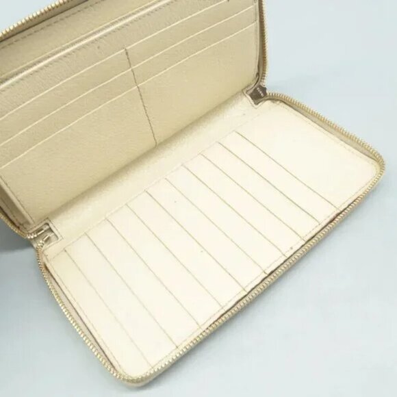 100% Authentic GUCCI Brown GG Cloth Wallet 323-091824 - Picture 12 of 12